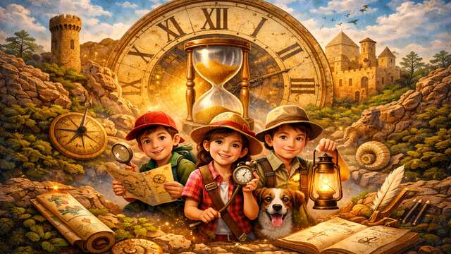 Le club des chercheurs de trésors : sur les traces du temps