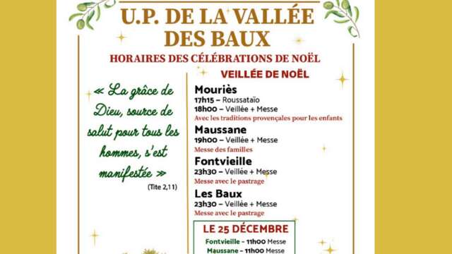 Christmas Masses in Fontvieille