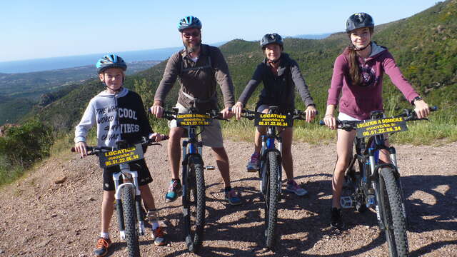 Location de VTT électrique dans l'Estérel - 1/2 journée ou journée