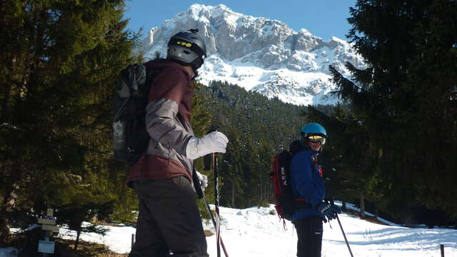 Ski hors piste à Abondance