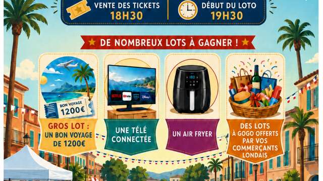 Loto des commerçants par La Londe and Co'