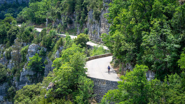 Tour du Verdon à vélo : Etape Aiguines - Trigance
