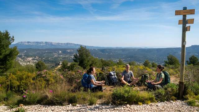 Marche des 5 sens au Mont du Marseillais - 1/2 journée