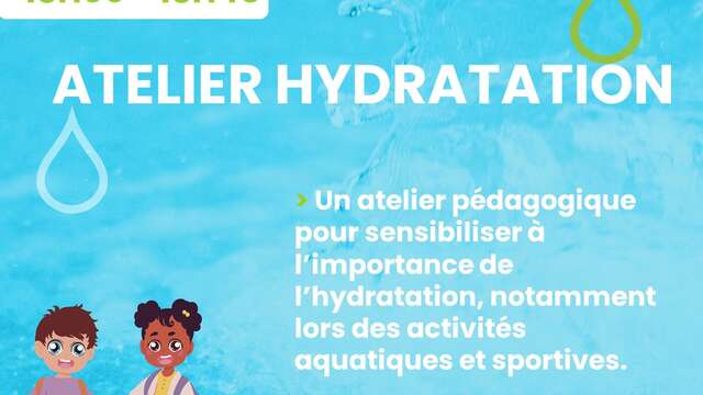 La Semaine de l'Eau : Atelier Hydratation