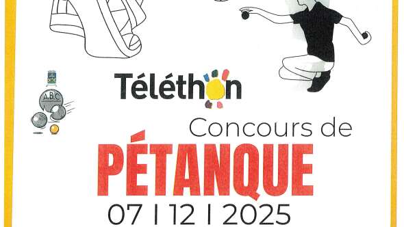 Concours de boules | Téléthon
