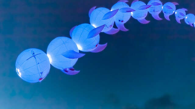 Spectacle "La Transmutation du Dragon" x Aérosculpture - Bonjour l'Hiver