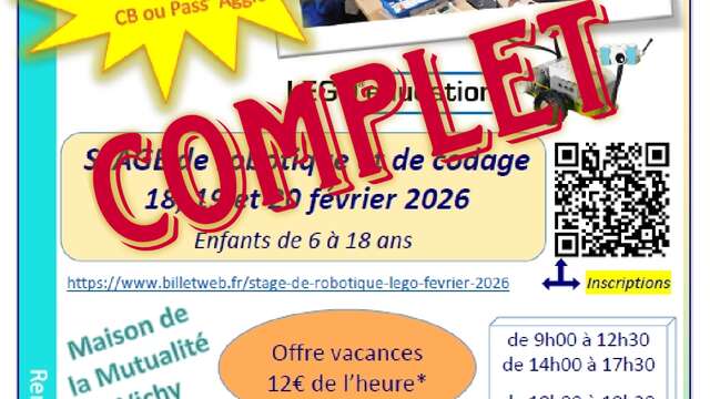 Stages robotique et programmation