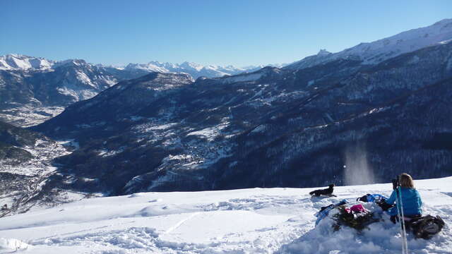 Mon 1er sommet : une rando raquette famille