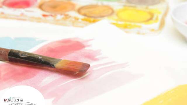 Atelier "Aquarelle et papier découpé"