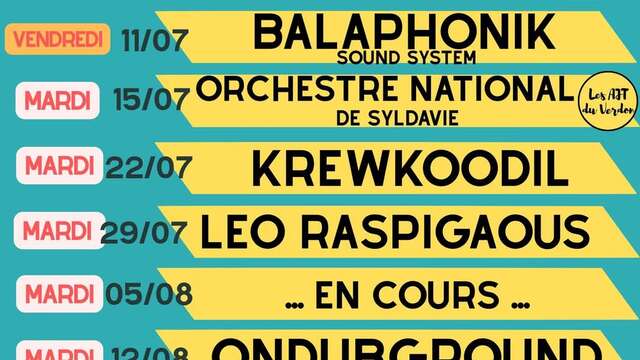 Concert à la guinguette à Paulette "LA CHORBA DE RAOUF"