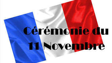 Commémoration de l'Armistice du 11 novembre 1918