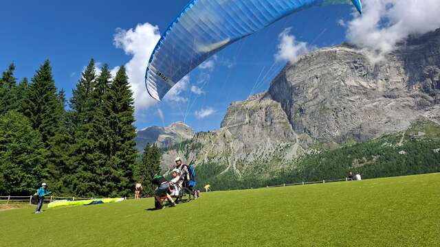 Baptême parapente handisport