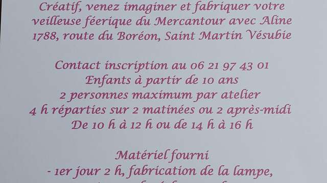 Laboratori creativi - Luci notturne delle fate