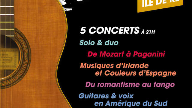 28º Festival Internacional de Guitarra - Solistas y Dúos
