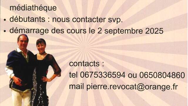 Cours de danse de salon