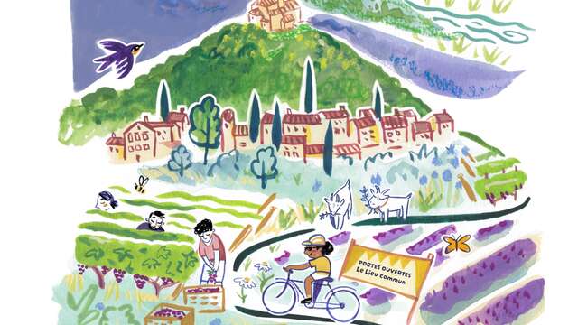 Micro-aventure à vélo sur les chemins de la transition en Biovallée