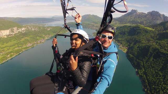 Parapente : vol biplace baptême enfant
