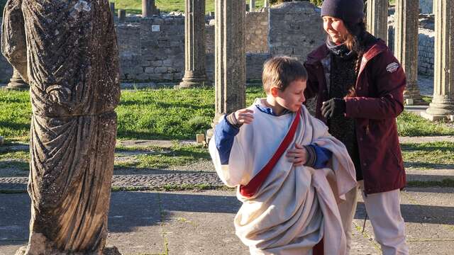 Die Führungen ''Das Leben der Römer erzählt den Kindern'' - Die Ferien des Kulturerbes