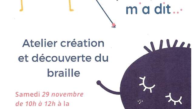 Braille creation and discovery workshop