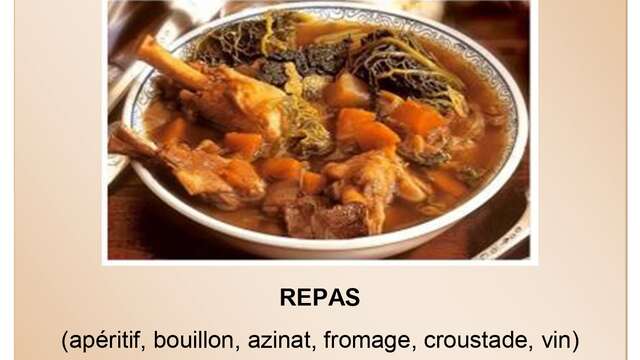 Repas "L'Azinat et sa Rouzolle"