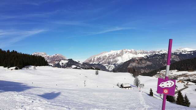 Snowshoe itinerary : Mont-Lachat via Les Reys