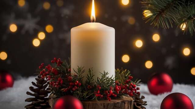 Christmas Mass in Aureille