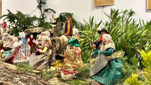 Exposition d'une crèche provençale
