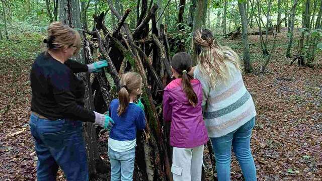 Les rendez-vous nature : Cabanes en forêt de Salvaris