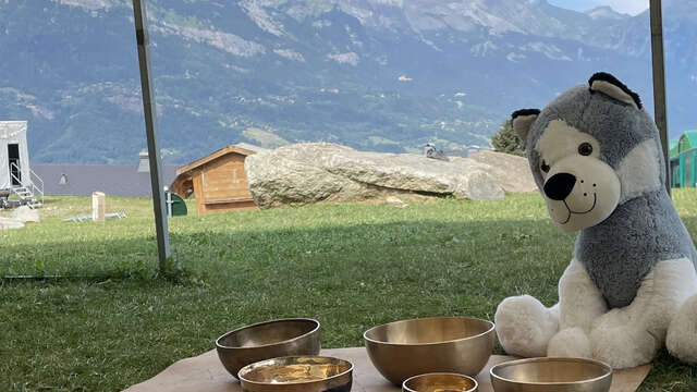 Atelier bol tibétains parents-enfants