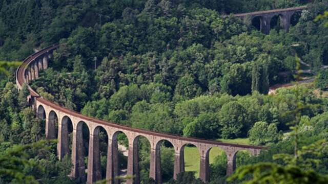 Le ligne ferroviaire Alès-Génolhac
