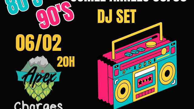 Soirée Années 80/90's