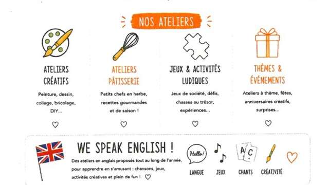 Ateliers créatifs & ludiques pour enfants