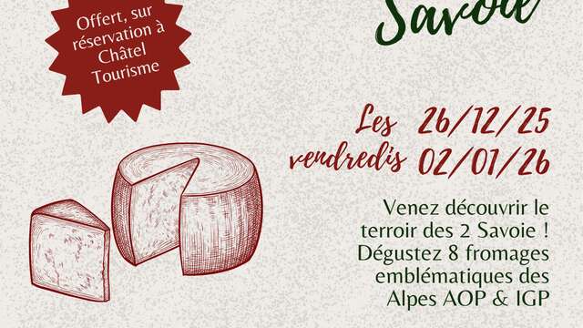 Atelier dégustation des fromages de Savoie
