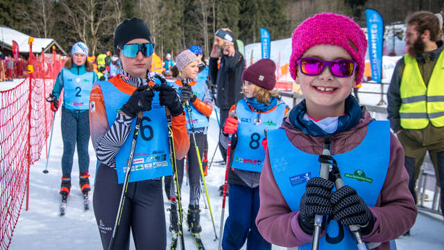 La classic'74 : course de ski de fond classique organisée par Haute Savoie Nordic