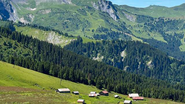 Les chalets d'Hermance au départ du Mont d'Arbois