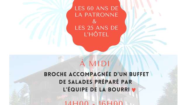 1er aout à l'hôtel de Torgon