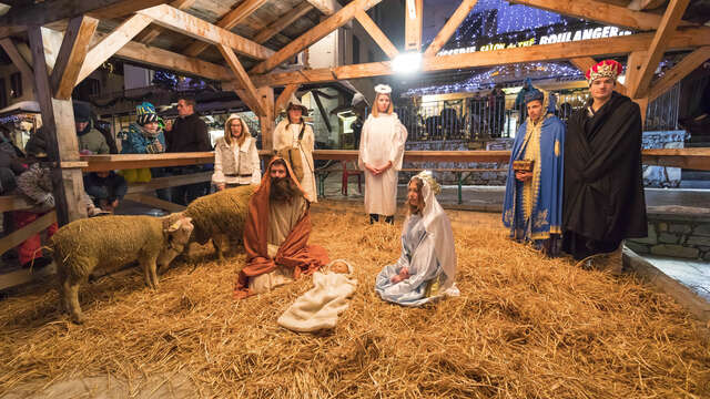 Christmas nativity scene