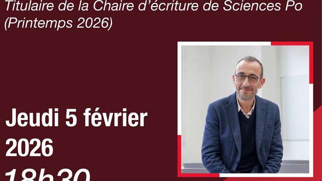 Soirée littéraire : Conversation avec Jérôme Ferrari