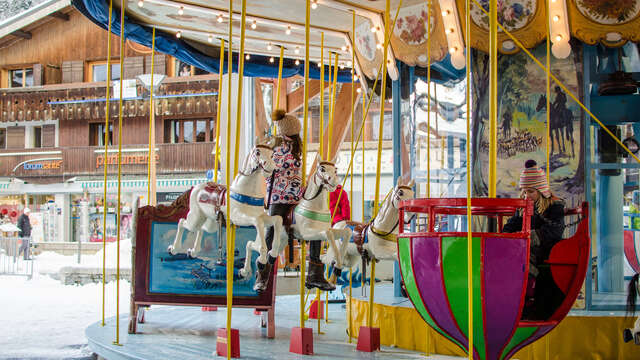 The wooden Merry-go-round