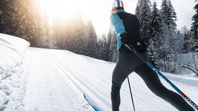 Welcome drink: discovering the Nordic ski area