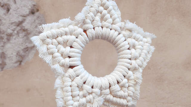 Atelier Macramé - Petite décoration Étoile