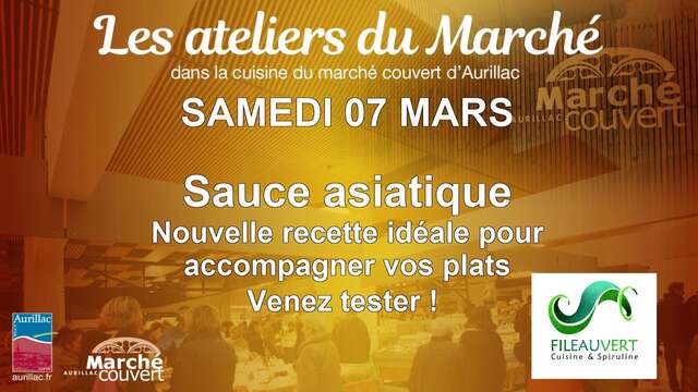 Cuisine au Marché Couvert : sauce asiatique