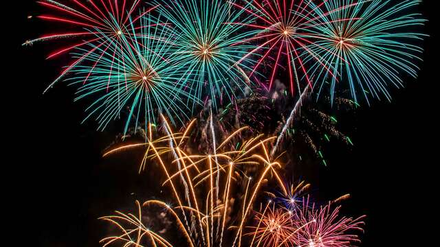 Feu d'artifice du 15 août à Grimaud