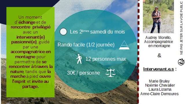 Rando-Conférence : Grandir dans la relation - psychologie et relation humaine