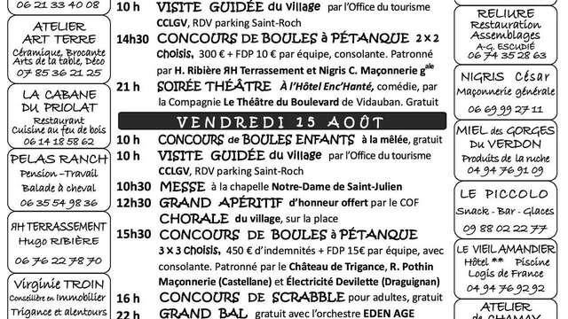 Fête de la Saint-Roch