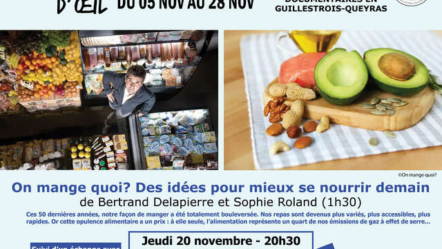 Documentary film in the Guillestrois-Queyras "On mange quoi? Ideas for better eating tomorrow".