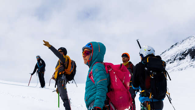 Randonnée glaciaire avec le Bureau des Guides de La Grave