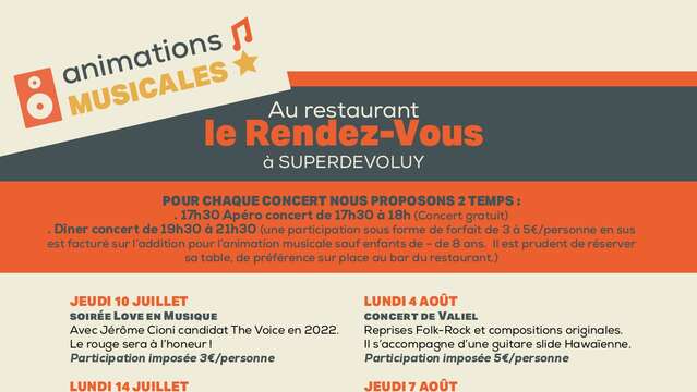 Concert de Mr Solly au Rendez-vous
