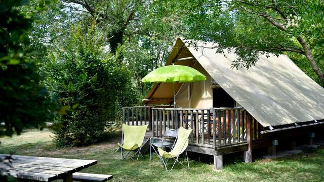 Camping le Nid du Parc Tentes Toile et Bois