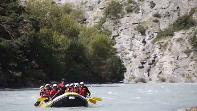 Descente raft sur la Durance